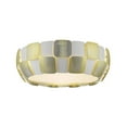 thumbnail image 1 of Access Lighting 50901-WH-GLD Layers 4 Light White Flush Mount Ceiling Light in Gold, Incandescent, 1 of 1