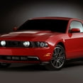 thumbnail image 2 of Spec-D Tuning Black Halo LED Projector Headlights + SMD LED Bumper Lights Compatible with 2010-2014 Ford Mustang Left + Right Pair Headlamps Assembly, 2 of 3