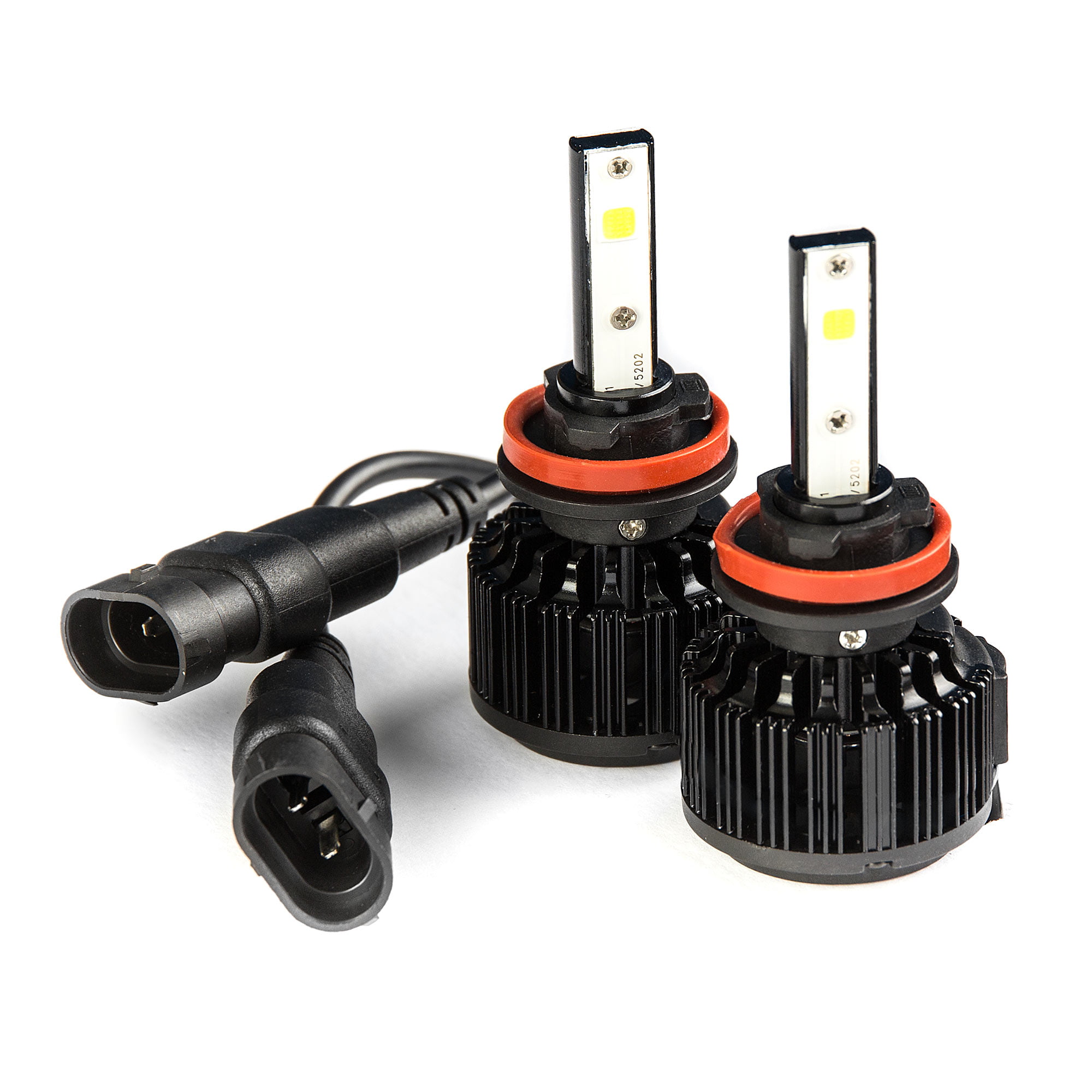 LED Headlight Kit H11 Bulbs Turbo CoolFan for MAZDA 3 2010-2018 Low Beam 