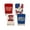 Multicolor#9, variant on Qiulaii Set of 4 US Flag Chair Covers for 4th of July Memorial Day Party Decorations Red White Blue Removable Seat Cover for Home Kitchen Dining Holiday Event 22x18in