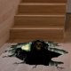 thumbnail image 5 of Pegatinas de pared de Halloween 3D, pegatinas de pared de piso de Halloween con calavera, calcomanías de pared de Halloween extraíbles, decoración de Halloween, pegatinas de Halloween para paredes, ve, 5 of 5