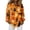 Orange(Pumpkin Ghost Bat), variant on Halloween Shirts for Women Button Down Collared Funny Pumpkin Ghost Womens T Shirts Fall Clothes Long Sleeve Holiday Outfits Tops Blue XXXL