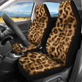thumbnail image 2 of Renewold Brown Cheetah Print Car Seat Covers Universal Fit Car Front Seat Protector & Back Bench Cover Full Set Pack of 4, Easy to Install Machine Washable, 2 of 7