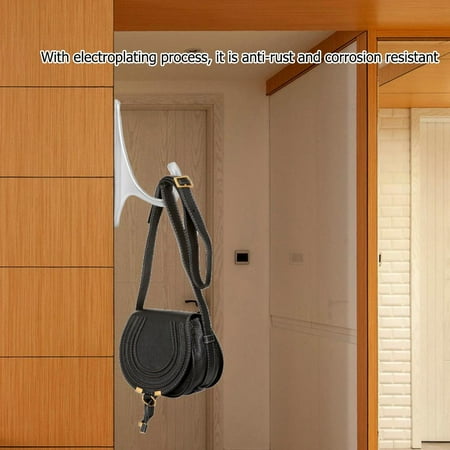 Herwey Modern Wall Mounted Coat Hook Bathroom Cloakroom Closet