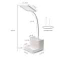 thumbnail image 1 of Langgg Lampe de Bureau Protection des Yeux Lampe de Lecture LED Lampe de Table Flexible avec Boîte de Rangement pour Stylos, 1 of 6