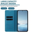 thumbnail image 3 of For Google Pixel 10 / Pixel 10 Pro 6.3" 【RFID Blocking 】Protective Purse Case Double Butterfly Strong Magnetic Attachment/Closure, Card Slots/Pocket, PU Leather Flip Wallet Case,Blue, 3 of 7