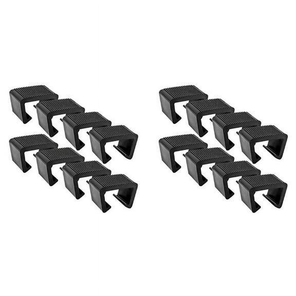 16Pcs Garden Furniture Clips Anti-Deformed Rattan Furniture Connectors for Outdoor Sofa Plastic Clamps Wicker Chair