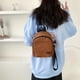 thumbnail image 2 of Fashion Women Mini Backpack Solid Color Corduroy Small Backpacks Simple Casual Student Bookbags Traveling Backpacks 2022, 2 of 5