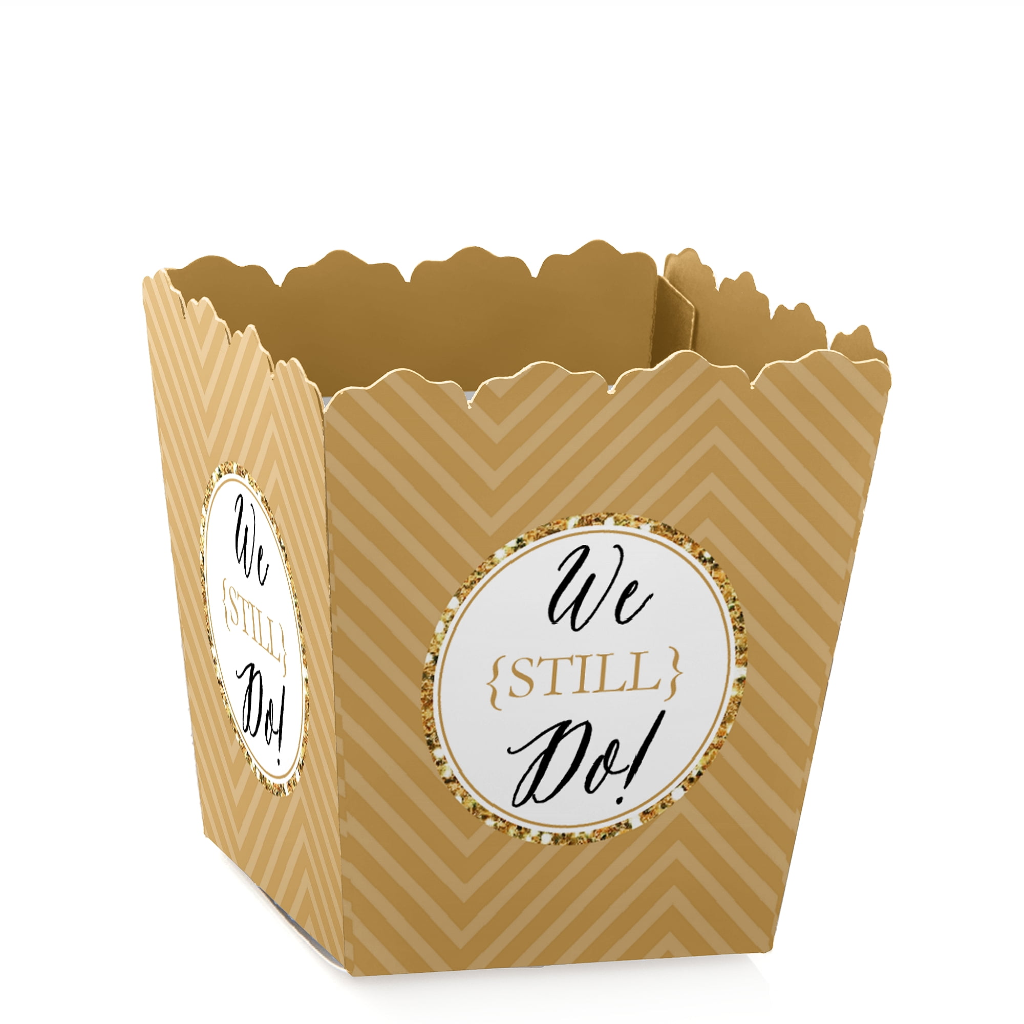 Anniversary Cheers Gold Swirl Party Favor Bags-12ct #051CTC 51st Birthday 