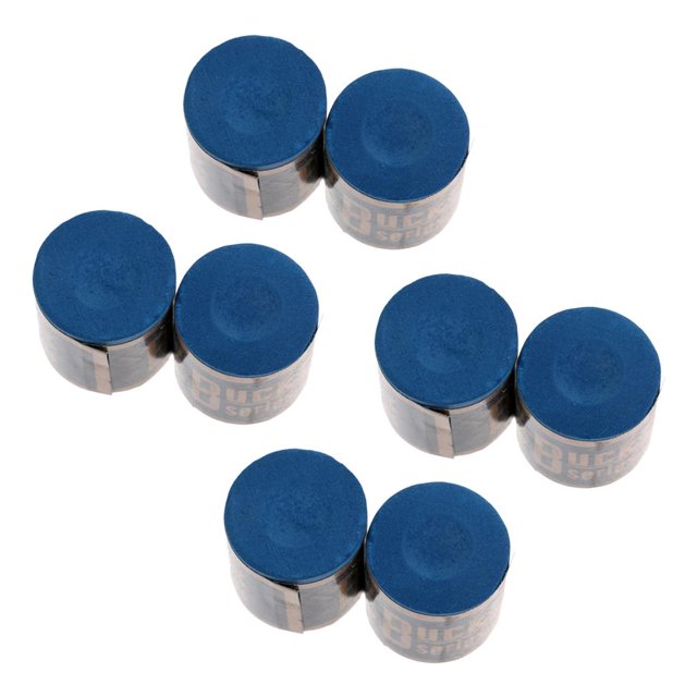 Piezas / Set Snooker Pool Tip Accesorios de Billar - Azul, se describe Sunnimix Piscina Cue Tiza
