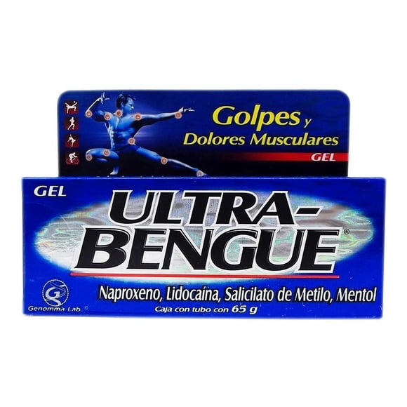 Ultra Bengue Naproxeno, Lidocaína tubo azul 65 g