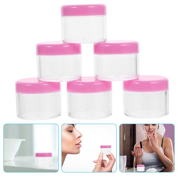 BESTOYARD 12Pcs Small Plastic Jars Leakproof for Women Travel