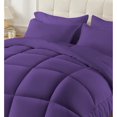 thumbnail image 3 of 1 Piece New Fluffy Pattern Comforter, 800 TC, 100% Egyptian Cotton, Oversized Super King Size Purple Solid, 3 of 6