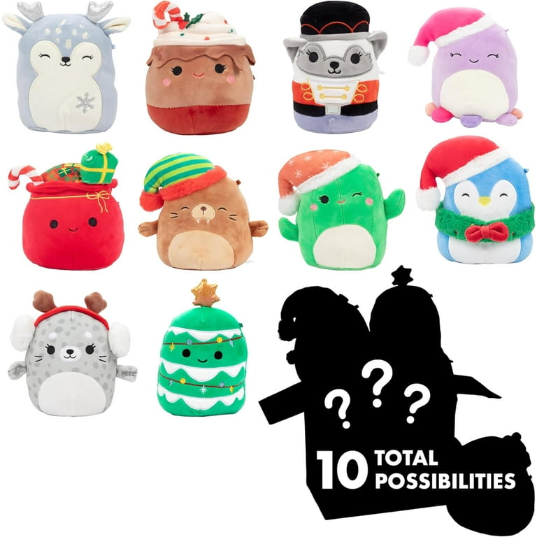 Squishmallows 5 Mystery Box Christmas Plush 5 Pack - Officially Licensed  Kellytoy Plush - Collectible Soft & Squishy Mini Stuffed Animal Toy - Add  to