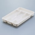 thumbnail image 3 of Naiovety El organizador de cajones de cocina fácil de limpiar de PP mantiene la higiene y el orden Fácil de limpiar apto para alimentos Mostrada Negro, 3 of 6