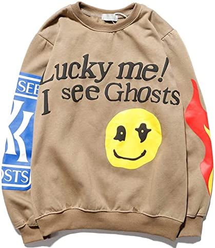Lucky Me I Sees Ghosts Sweatshirts Hip Hop Pullover Hooded