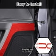 thumbnail image 5 of TINKI 2PCS Front Door Panel Cover Protector Trim for Honda Pilot 2016-2022/ Ridgeline 2017-2023/ Passport 2019-2023, Soft Carbon Fiber Car Door Panels Guard Anti Kick Sticker Accessories, 5 of 7