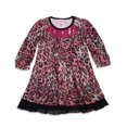 thumbnail image 3 of Me Me Me by Lipstik - Little Girls Long Sleeve Dress Asst Fabrics 29719-2T (pink  black), 3 of 3