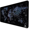 thumbnail image 1 of Large Gaming Mouse Pad,World Map Mouse Pad,Gaming Mouse Pad,Nonslip Base,Foldable & Portable,Enjoy Precise & Smooth Operating Experience,for Computer Keyboard,PC,Gaming(World Map), 1 of 5