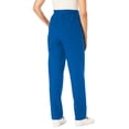 thumbnail image 2 of Woman Within Plus Size Tall Seersucker Pull-On Elastic-Waist Pants, 2 of 6