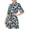 Karl Lagerfeld Paris Womens Printed Mini Fit & Flare Dress