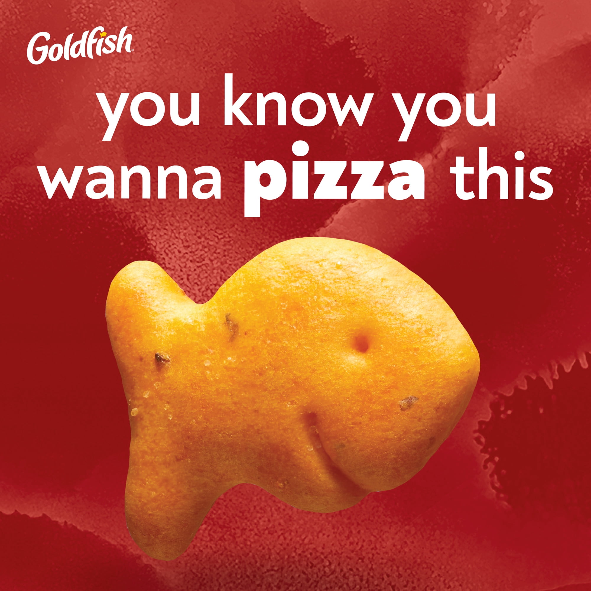 (3 pack) Goldfish Pizza Cheese Crackers, 6.6 oz Bag