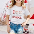 thumbnail image 2 of Icvfdpl T-Shirts Filles Rentrée Scolaire, Imprimé Garçon Col Rond Manches Courtes T-Shirt Haut Respirant Mode Urbaine 12-13 Ans, 2 of 4