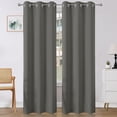 thumbnail image 1 of Cortinas Blackout Joydeco 230 cm de Largo Juego de 2 Paneles Color Gris Claro, 1 of 6