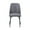 Grey, variant on Jofran Maddox Mid-Century Modern Faux Leather Upholstered Dining Chair (Set of 2)