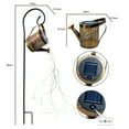thumbnail image 3 of Kmbangi Watering Can LED Light Solar Powered Outdoors Lamp for Garden, 3 of 9