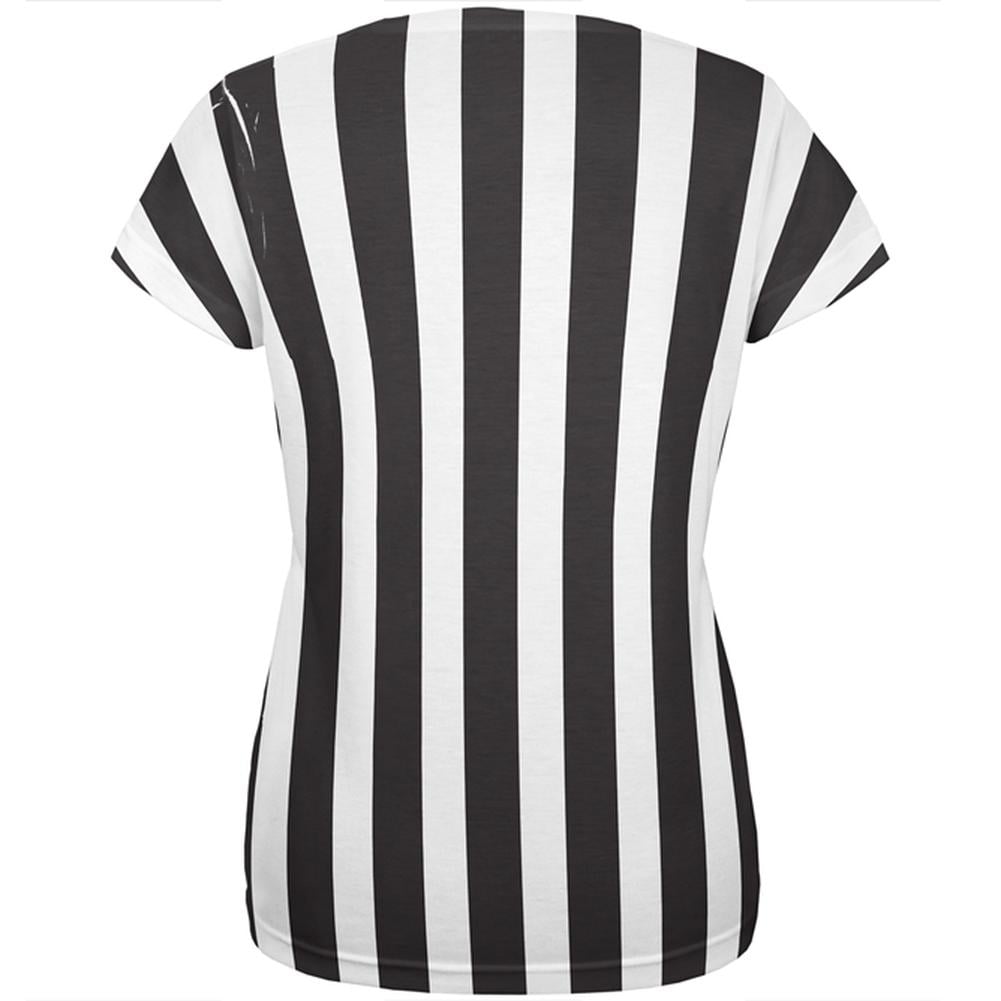 Halloween Referee Costume All Over Womens T Shirt Multi MD