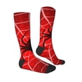 thumbnail image 3 of Vsdgher Spider Web1 Print Thigh High Socks Extra Long Stretchy Sock Women Over Knee High Opaque Stocking Daily Wear, 3 of 5