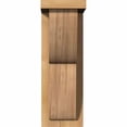 thumbnail image 2 of 5 1/2"W x 8"D x 16"H Crestline Smooth Corbel w/Backplate, Western Red Cedar, 2 of 9