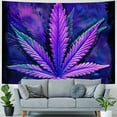 thumbnail image 4 of Autua Marijuana Leaf Tapestry Wall Hanging Graphic Tapestries Home Decor Art for Living Room Bedroom Dorm Farmhouse Apartment, Soft Lightweight Fabric, Various Sizes Available 50x40inch, 4 of 6