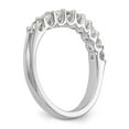 thumbnail image 6 of 14K White Gold Ring Band Wedding Diamond Round 9-Stone , Size 7, 6 of 6