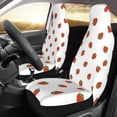 thumbnail image 2 of Sikiie Hand Drawn Strawberry Car Seat Protector 2 Pack Car Seat Cushion Mat, Car Seat Covers for SUV, Truck, Van, 2 of 7