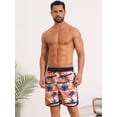 thumbnail image 2 of DARING DIVA Men's Swimming Elastic Liner Drawstring Beach Shorts with Pocket 36 Pink, 2 of 7