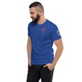 thumbnail image 4 of ZECHARIAH 4:6 Fitted men T-shirt (Royal Blue, L), 4 of 6