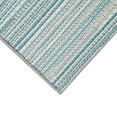 thumbnail image 4 of Liora Manne Miranda Stripe Area Rug Aqua Indoor Outdoor Durable Machine Washable, 4 of 5