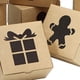 thumbnail image 5 of 60 Cajas de Cartón Kraft para Galletas de Panadería, 4 x 4 x 2,5 Pulgadas, Ventana Emergente Automática para Cupcakes de Navidad, Galletas, Brownies, Donas, 5 of 6