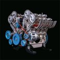 thumbnail image 4 of HLONK (Clearance)  Mini v8 Engine Model kit That Runs Mechanical Metal Assembly DIY Car Engine Model Kit 500+Pcs Educational Experiment (8 Cylinder Engine), 4 of 6