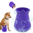 thumbnail image 2 of Limpiador de patas de perro de silicona 2 en 1, cepillo de baño de masaje, masajeador de garra sucia para mascotas, 2 of 8