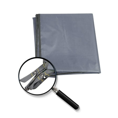 Waterproofing Spray For Tents REDCAMP Large Waterproof Camping Tarp Lightweight, 9x7/10x10 Feet Multifunctional Insulated Tent Footprint for Camping, Hiking, Backpacking, Grey/Blue/Green ()