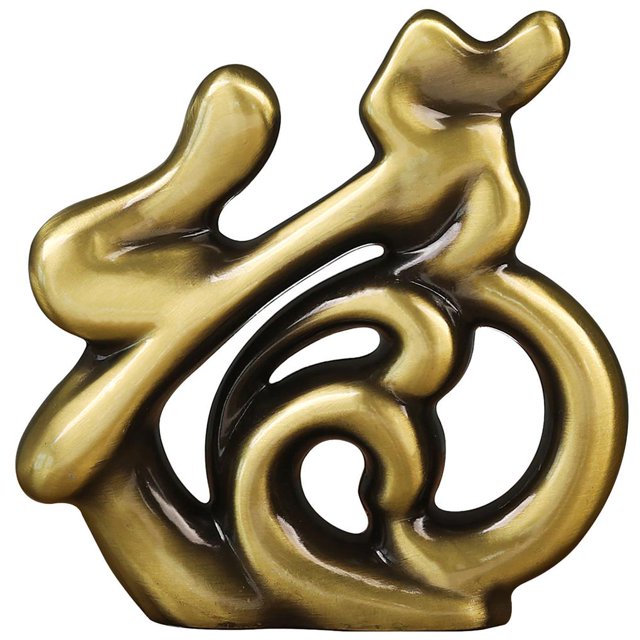 Inteprter Decoración de personaje de Iron Fu, estatua de Año Nuevo chino de escritorio, adorno de personaje chino para el hogar, oficina, sala de estar Tratamientos de ventanas Inteprter HA019256-00