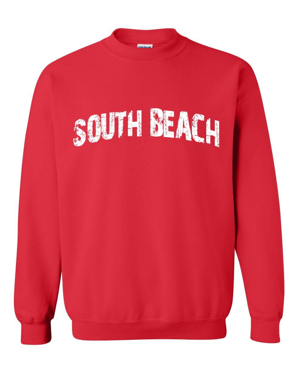 beach crewneck sweatshirt