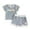style-04 Light Blue, variant on Gubotare Girls' Short Sets Toddler Girls Outfit Sets Toddler Kids Baby Girls Summer Cute Tie-dye Printed Short-sleeved Clothes (White,Size 6-9 Months)