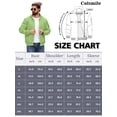 thumbnail image 7 of Colsmile Men's Bomber Jacket, Lightweight Casual Zip Up Windbreaker with Plaid Lining, 7 of 7