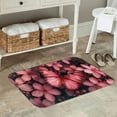 thumbnail image 7 of Pofeuu pink butterfly Print Flannel Doormats Rug16"x24"Rug Washable Doormats Indoor Outdoor Rugs for Layered Front Door Mats, Porch, Kitchen, Entryway, 7 of 7