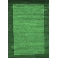 thumbnail image 1 of Ahgly Company Machine Washable Indoor Rectangle Abstract Emerald Green Contemporary Area Rugs, 3' x 5', 1 of 4