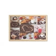 thumbnail image 1 of Coffee Wall Art with Frame, Collage of Different Photos Breakfast Theme Croissant Coffee Beans and Strawberries, Printed Fabric Poster for Bathroom Living Room, 35" x 23", Multicolor, by Ambesonne, 1 of 2